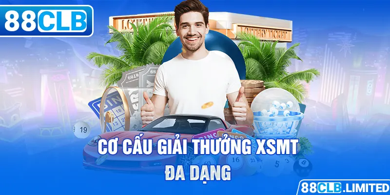 Cơ cấu giải thưởng XSMT đa dạng