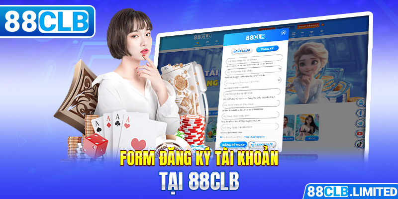 Form đăng ký tài khoản tại 88CLB