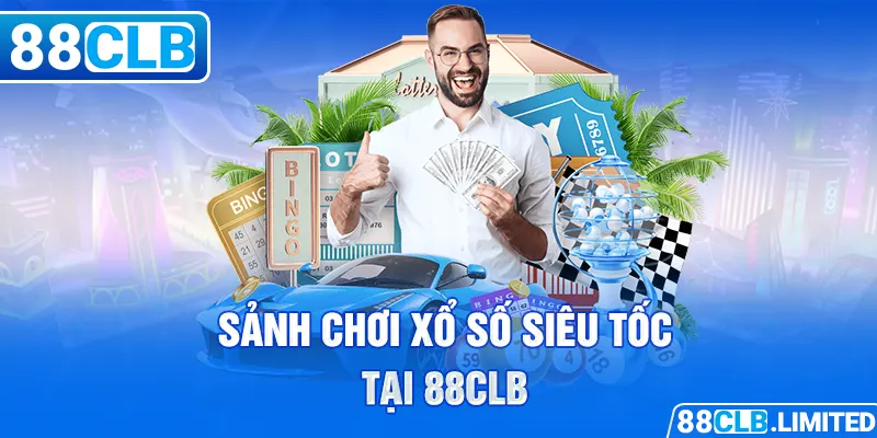 Sảnh chơi xổ số siêu tốc tại 88CLB